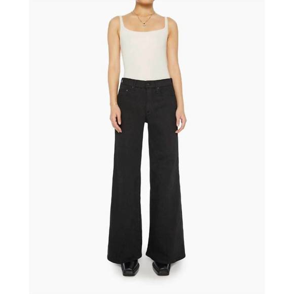 MOTHER Black Flare & Wide Leg Jeans - Picture 1 of 4